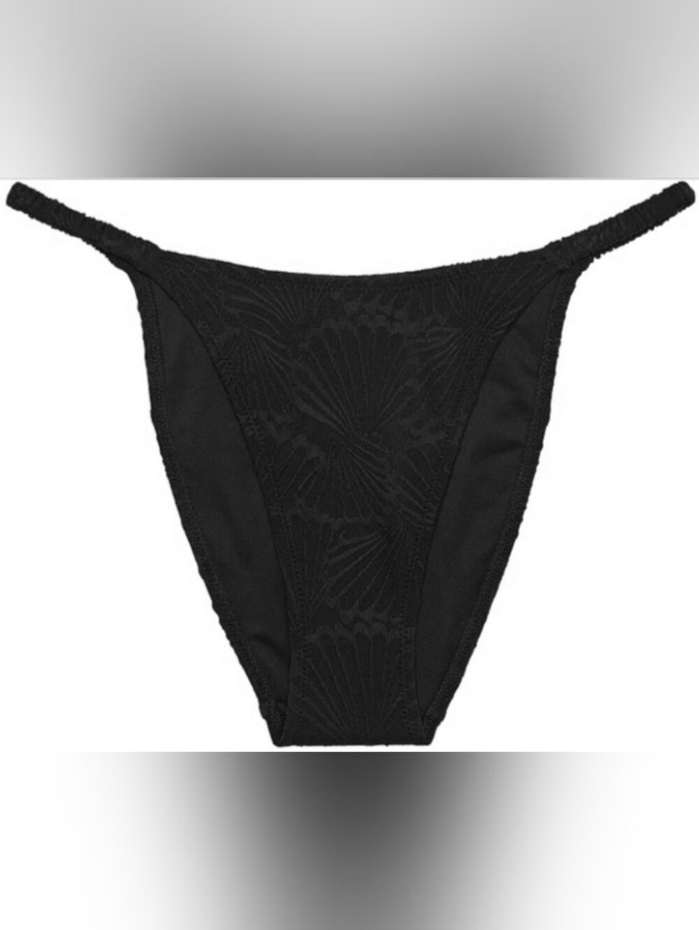 L XL XXL PINK Swim Scrunchie String Bikini Bottom Black Tropical Island Getaway